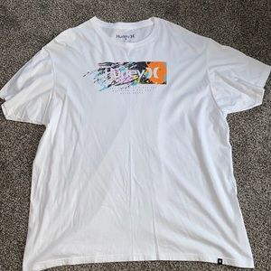 Mens White Hurley Tshirt XXL